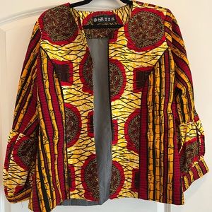 African Print Jacket - Brand New, Never Worn